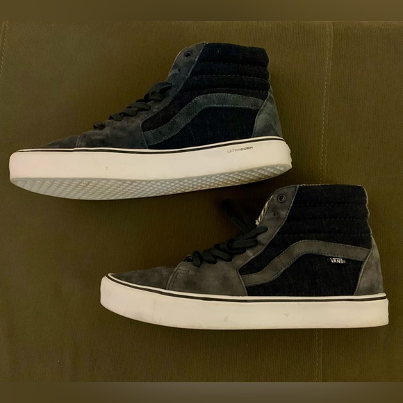 VANS off the wall Blue Sneakers High top men’s size 13 UltraCush Lite Shoes - Picture 8 of 11